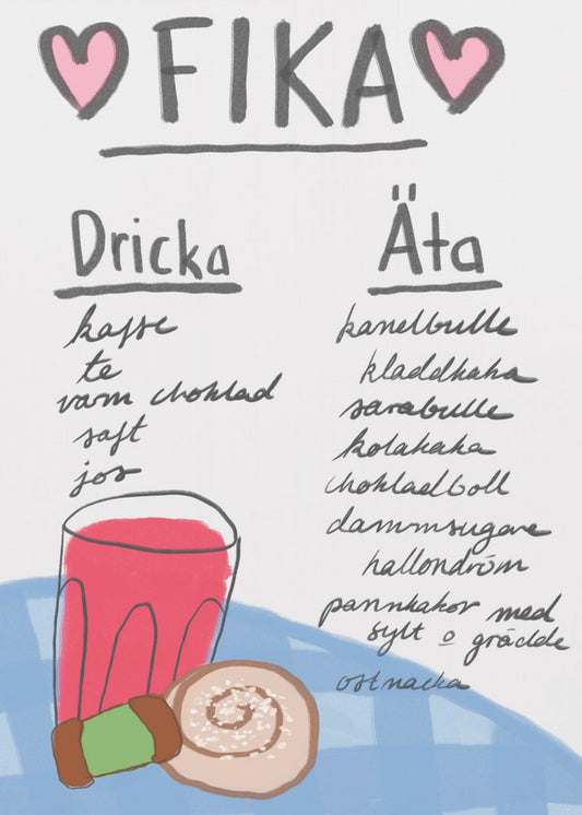 Zweedse Fika-traktaties | Poster