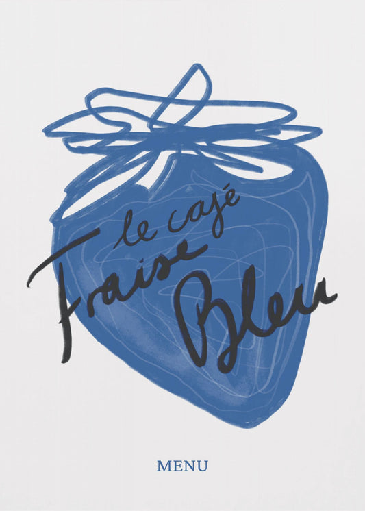 Blauwe bessengenot | Poster