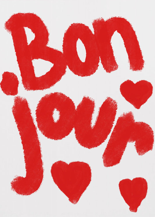 Bonjour Harten | Poster