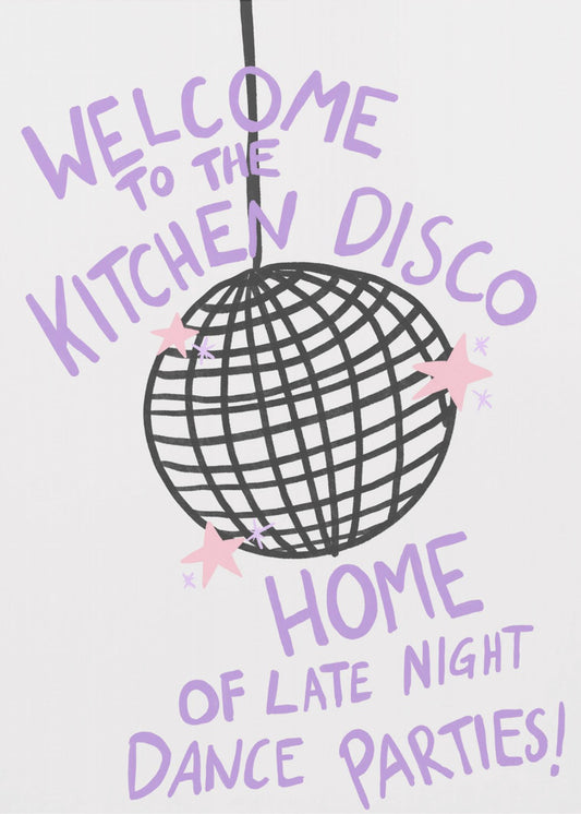 Keuken Disco Vibes | Poster