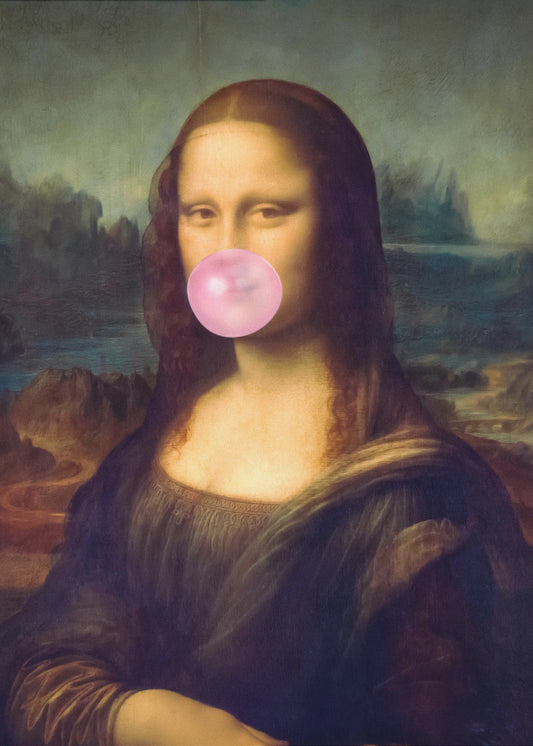 Mona Lisa Bubblegum | Canvas