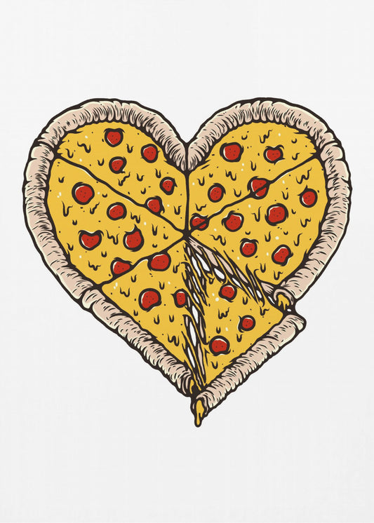 Ik hou van pizza | Poster