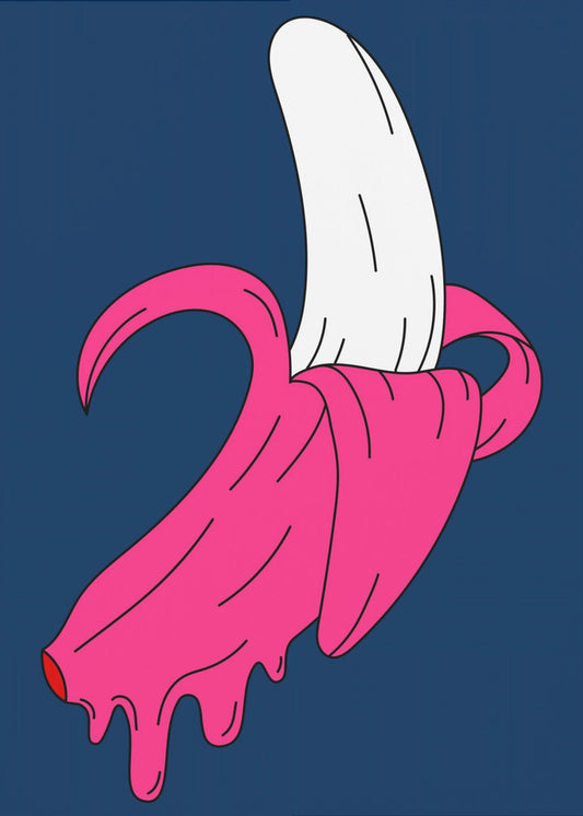 Smeltende banaan | Poster