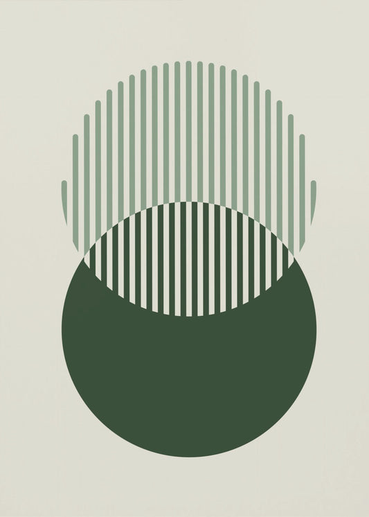 Minimale abstracte cirkels III | Poster
