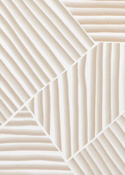 Beige lijnkunst | Poster