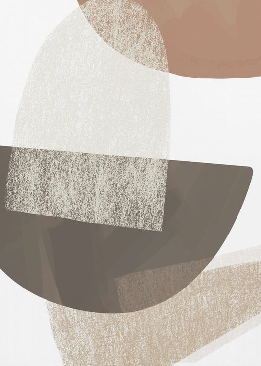 Aardse geometrische kunst | Canvas