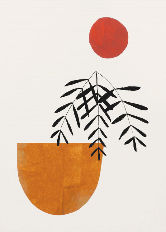 Herfstwijnstok | Canvas