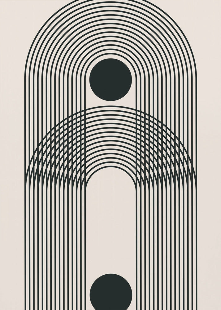 Zwarte Boho Vibe Serie #3 | Poster