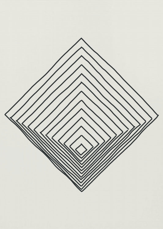 Onvolmaakte lijnen #1 | Canvas