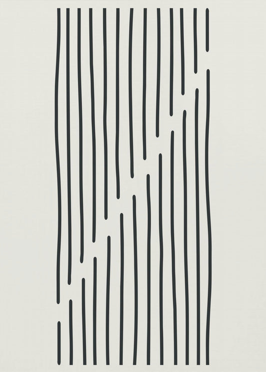 Minimalistisch lijnenontwerp #3 | Canvas