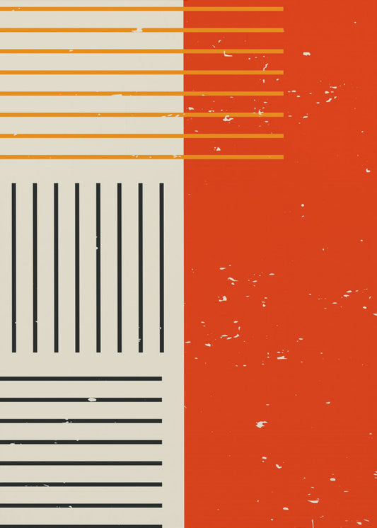 Levendige Minimal Serie #4 | Canvas