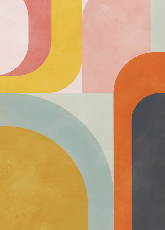 Vriendelijke kleuren2 | Canvas
