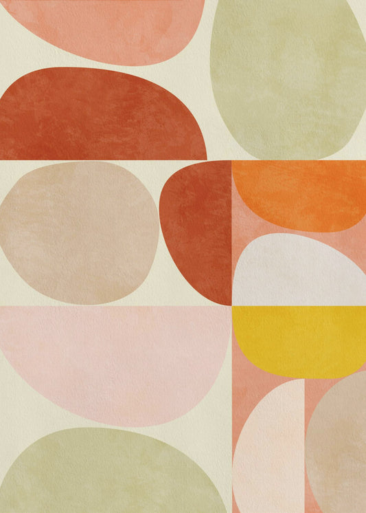 Pastelgeometrie | Canvas