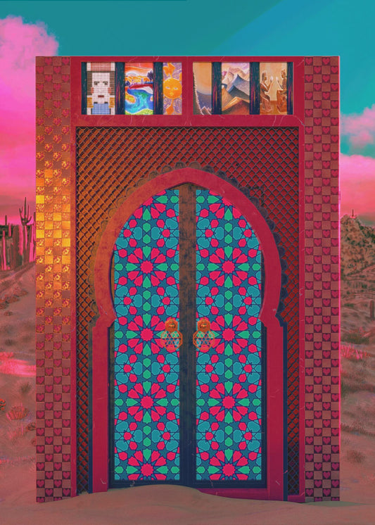Khalids deur | Canvas