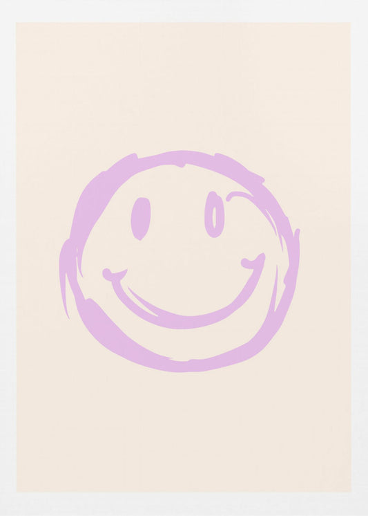 Paarse Smiley | Poster
