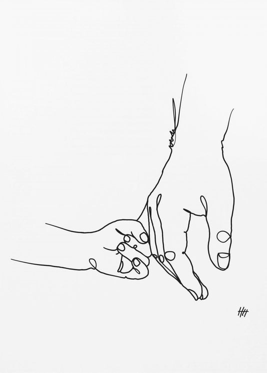 Vader en dochter | Canvas