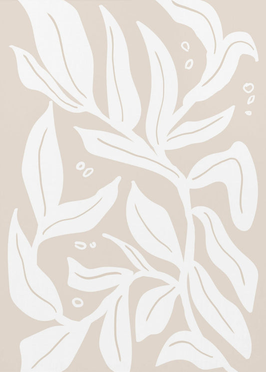 Abstracte planten | Canvas