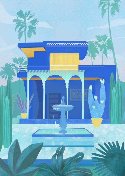 Marokkaanse tuin | Poster
