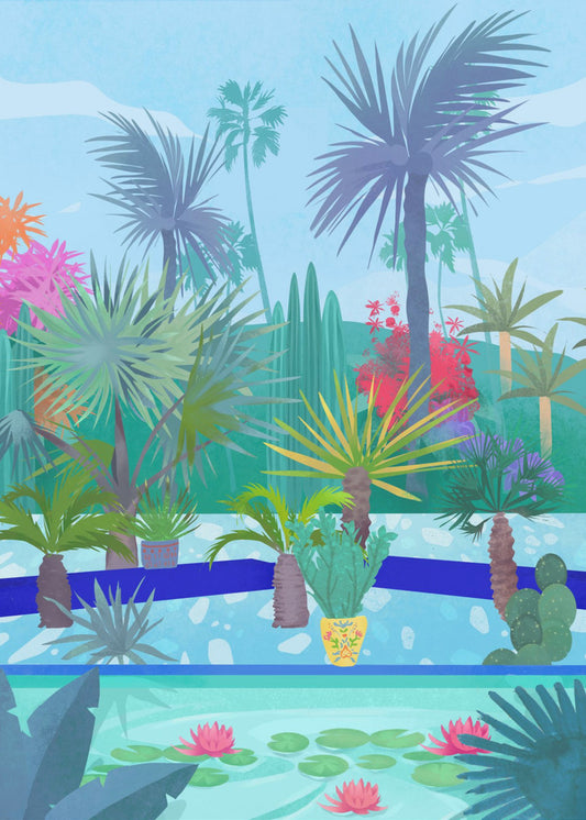 Marokkaanse tuin | Poster