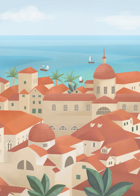 Oude stad van Dubrovnik | Poster