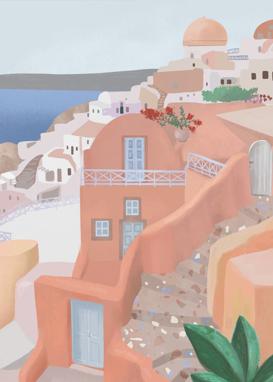 Santorini, Griekenland | Poster