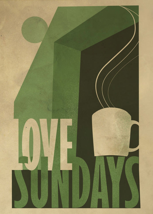 Liefdeszondag print | Poster