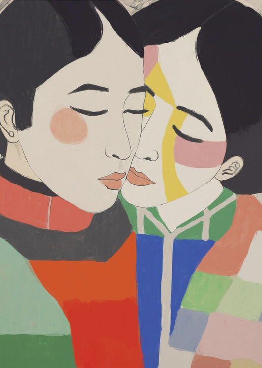 Liefdevol stel | Canvas