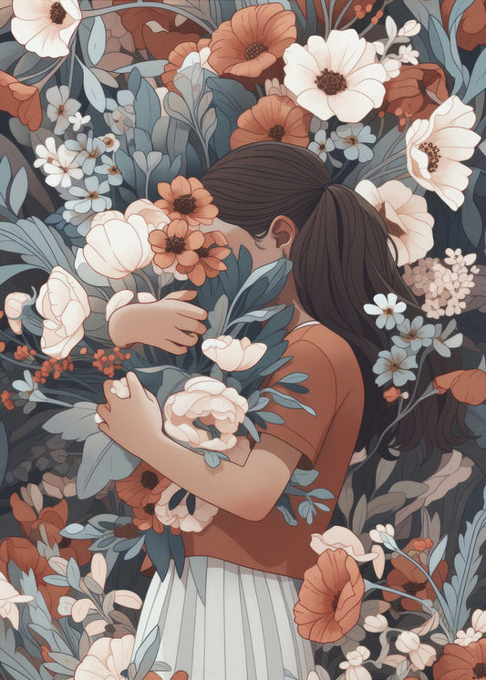 Bloemenomhelzing | Poster