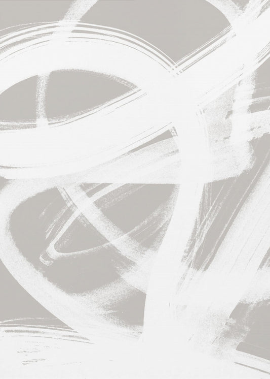 Abstract Brush Strokes 6 A1 | Poster