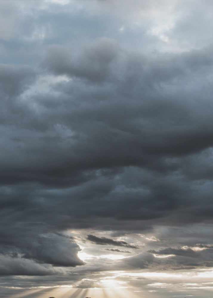 Stormachtige Horizon | Canvas