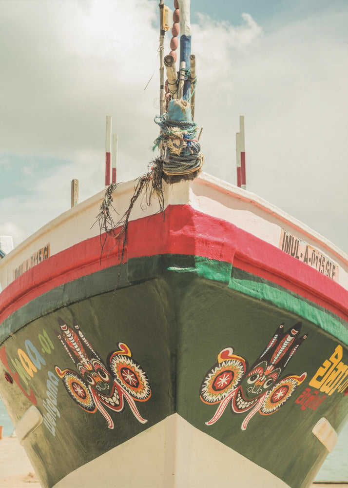 Levendige scheepsgevel | Canvas
