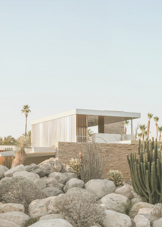 Desert Modern Oasis | Poster