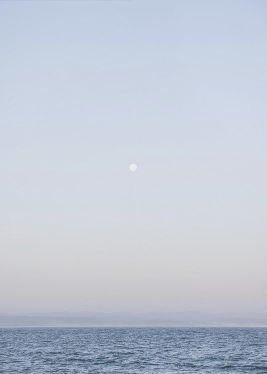 Maanverlichte horizon | Poster