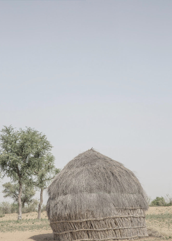 Grass Hut Serenity | Poster