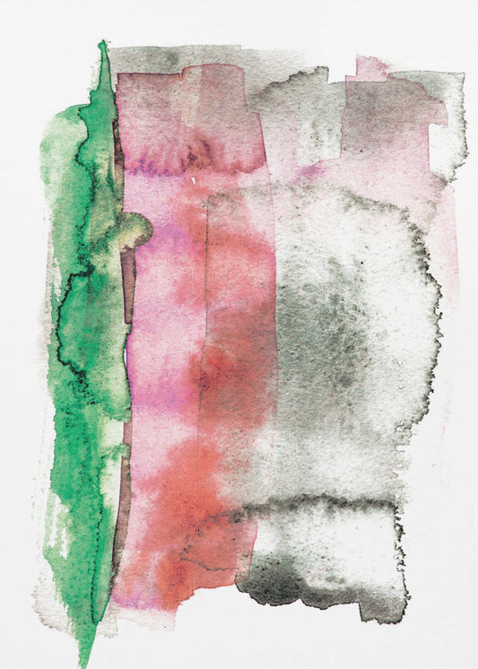Abstract aquarelkunstwerk | Canvas
