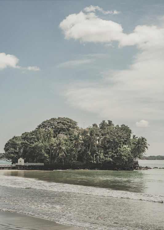 Serene Island landschap | Canvas