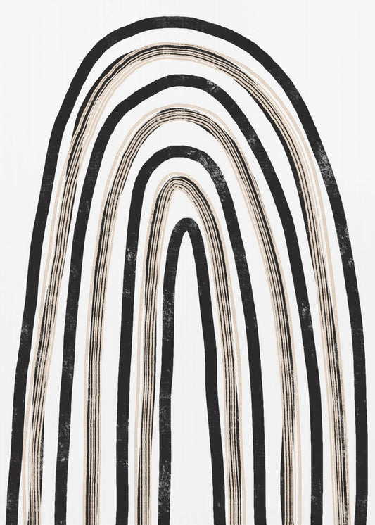 Monochrome Arches | Canvas