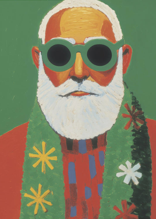 Sunny Santa Style | Poster