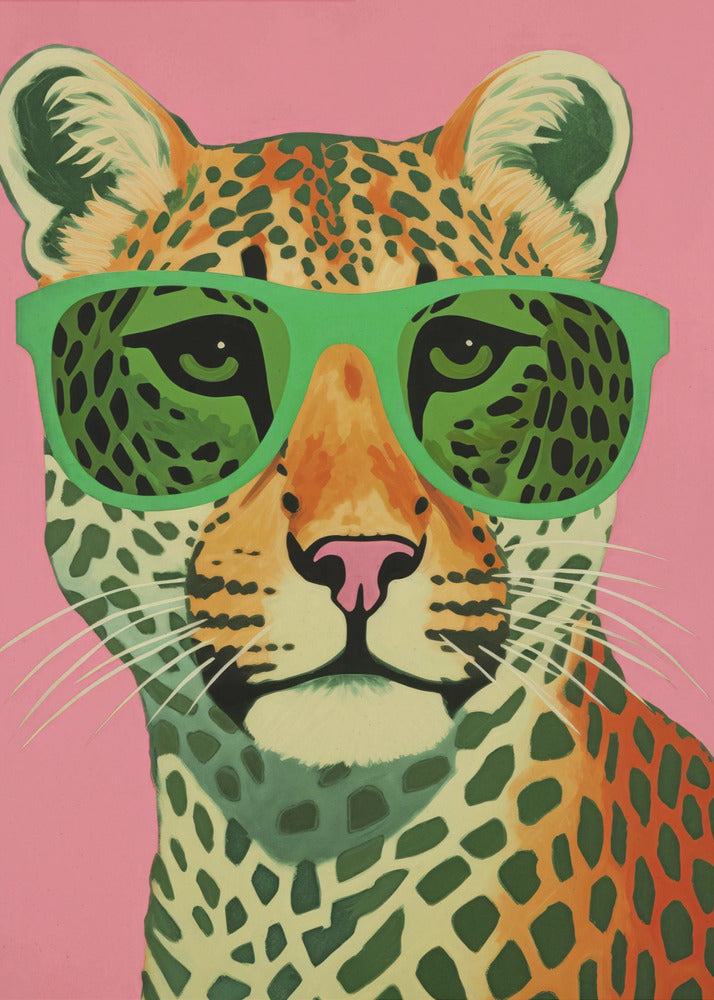 Cool kattenportret | Canvas