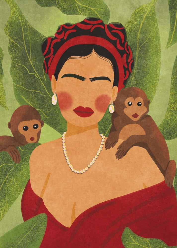 Frida en apen | Canvas