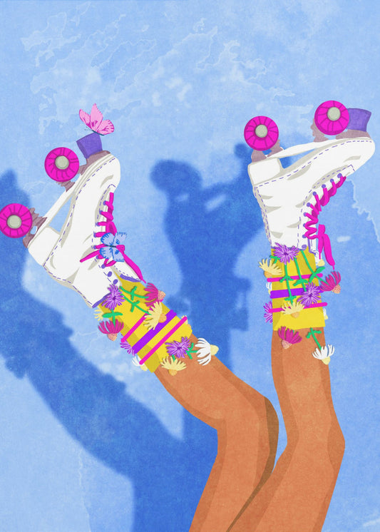 Skate als een meisje | Canvas