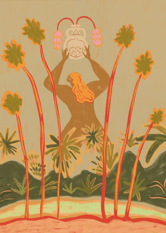 Achter de bomen | Poster