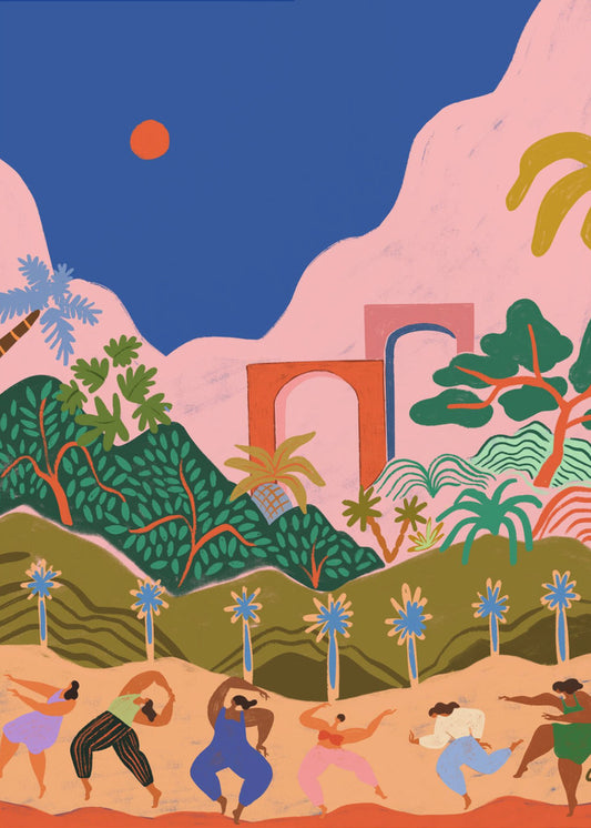 Dansen in het paradijs | Poster