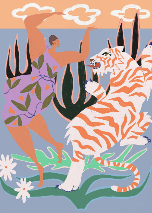 Hello Tiger | Canvas