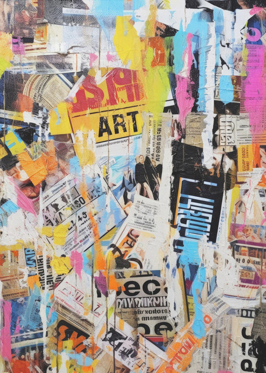 Stedelijke chaos collage | Canvas