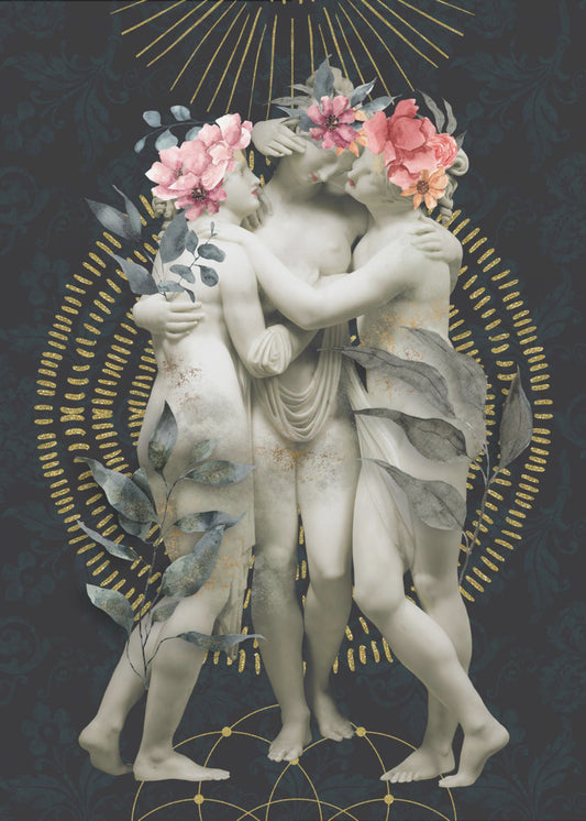 Eerbetoon aan de delicate kracht van vrouwen IV | Canvas
