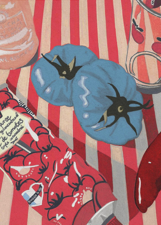 Blue Tomatoes | Canvas
