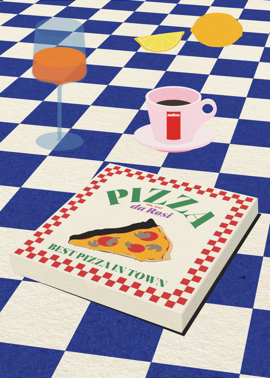 Het Italiaanse menu | Poster