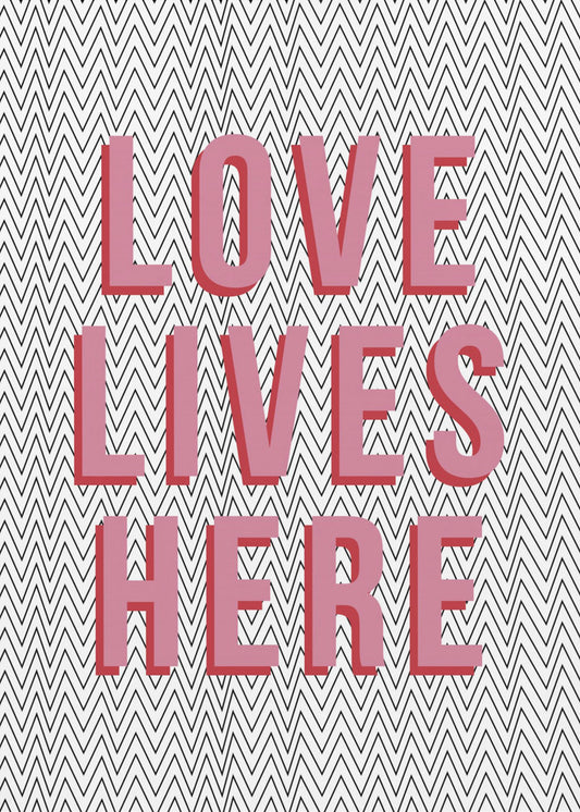 Liefde woont hier | Canvas