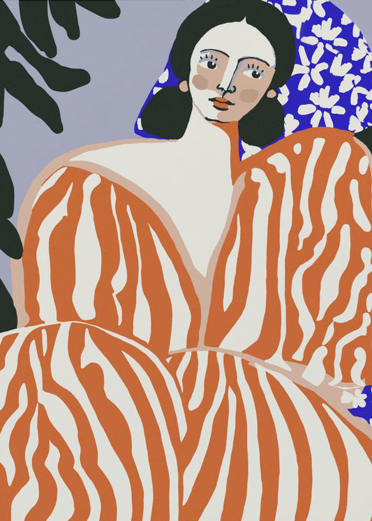 Zebra Elegantie | Canvas
